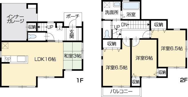 LUELLA万々５号地プラン例