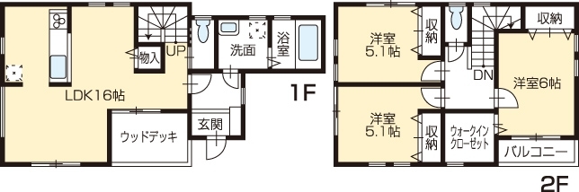 神田Ｂ号地プラン例