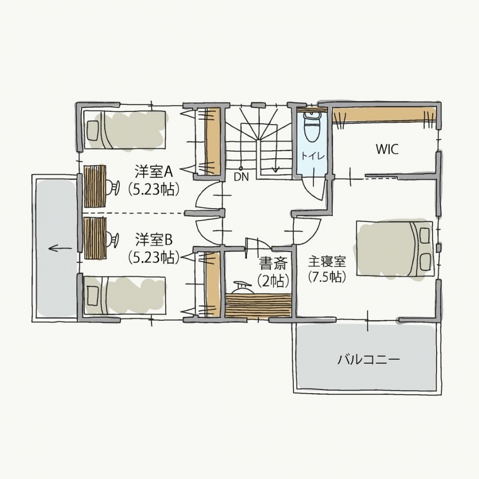 LUELLA南国7号地　モデルハウス1-2